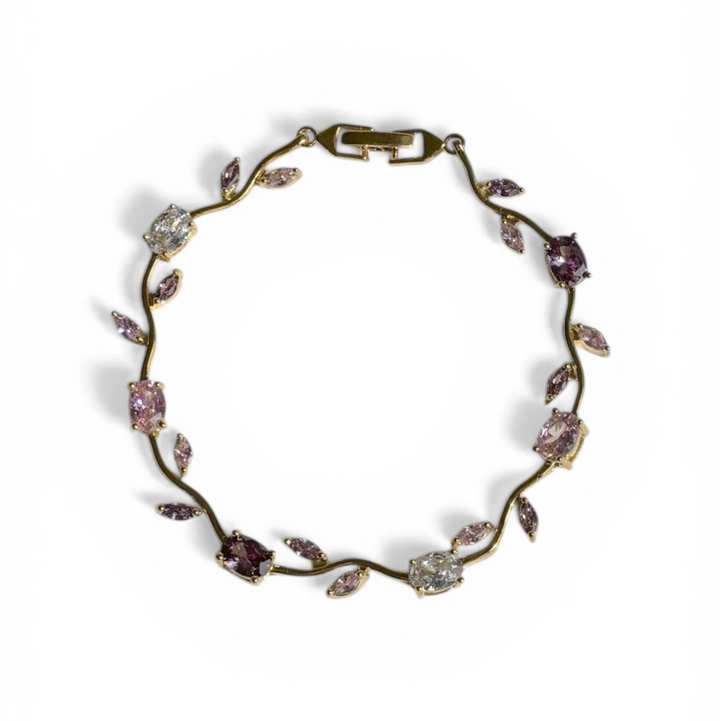 Purple & Gold - Tulip Bracelet
