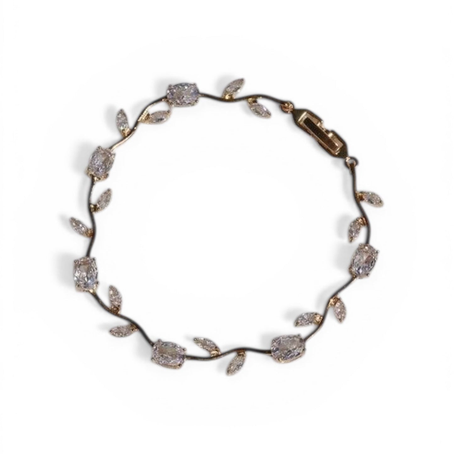 White & Gold - Tulip Bracelet