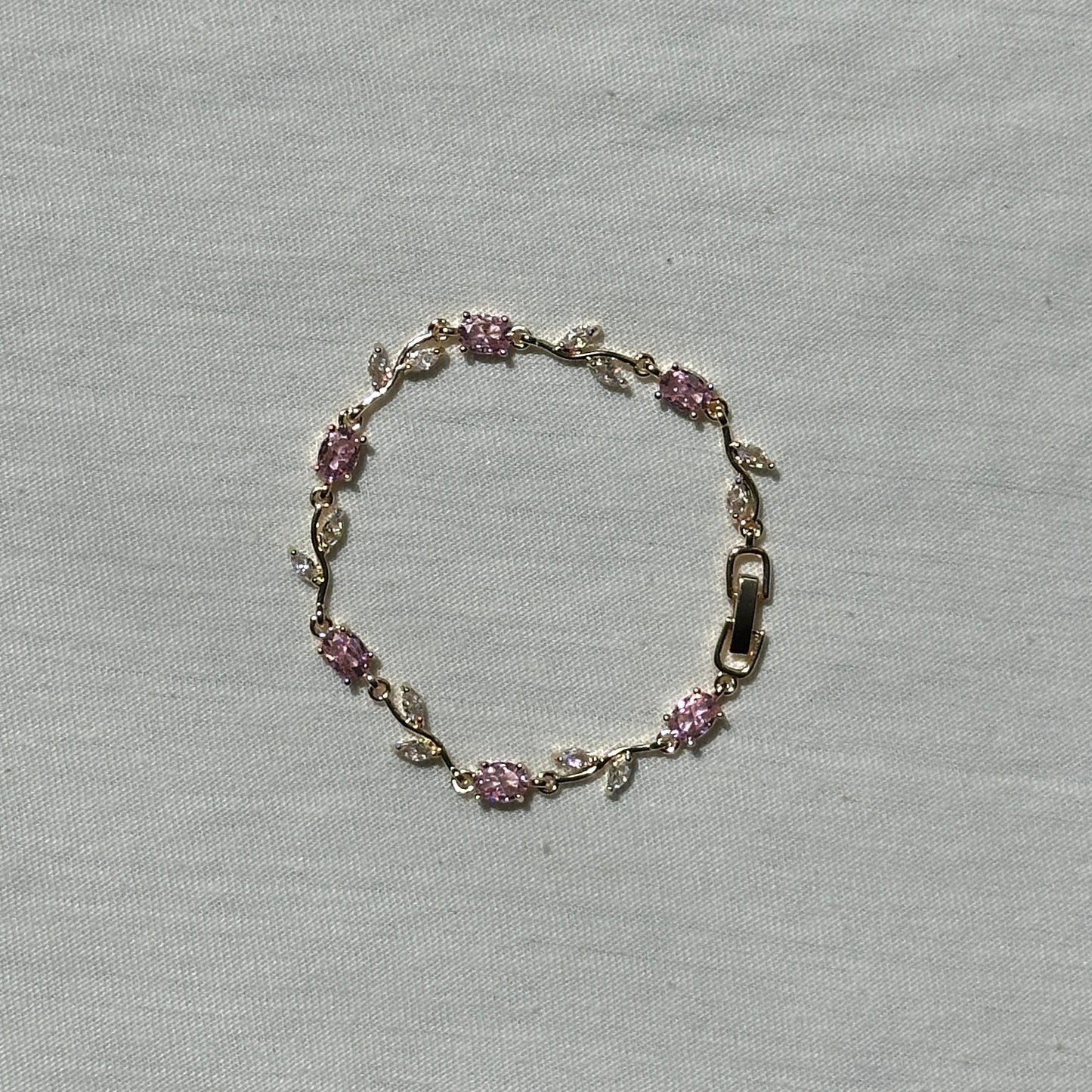 Purple & Gold - Tulip Bracelet